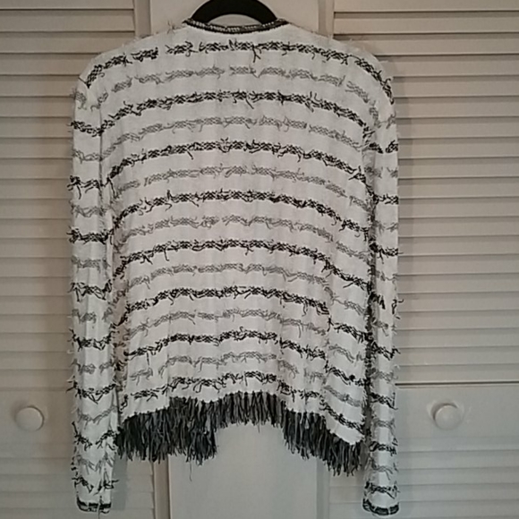 🌹*Elegant String Fringed Sweater NWOT - Picture 2 of 2
